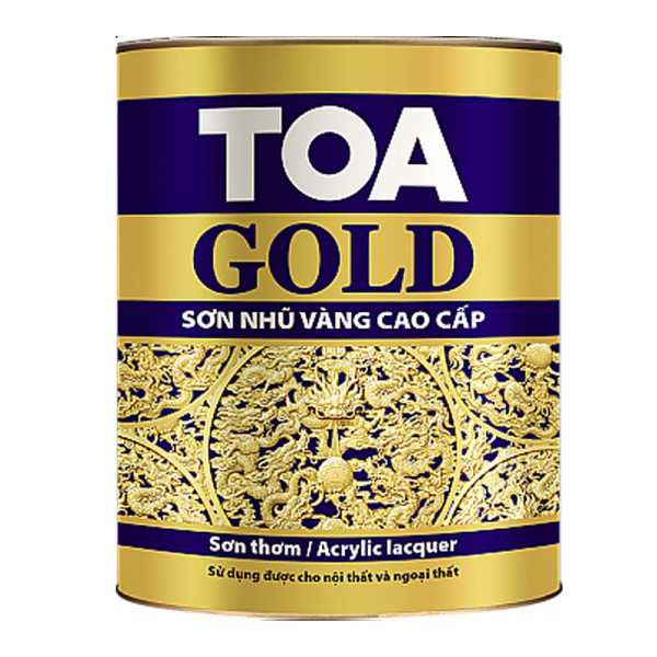 Sơn thơm nhũ vàng cao cấp TOA GOLD LACQUER - 5L